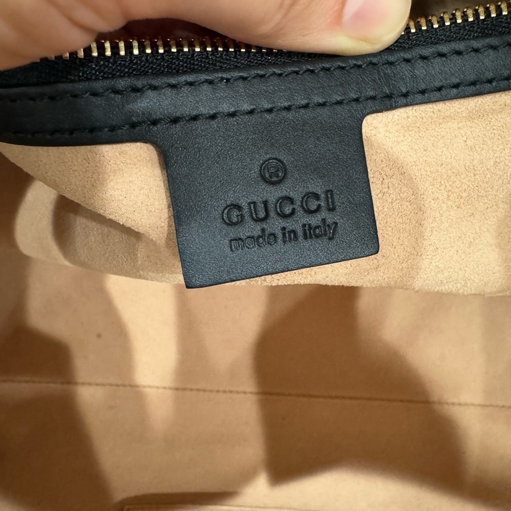 Gucci Suede Medium Ophidia Tote / 524537 I Includes strap and dust bag I - Picture 6 of 11